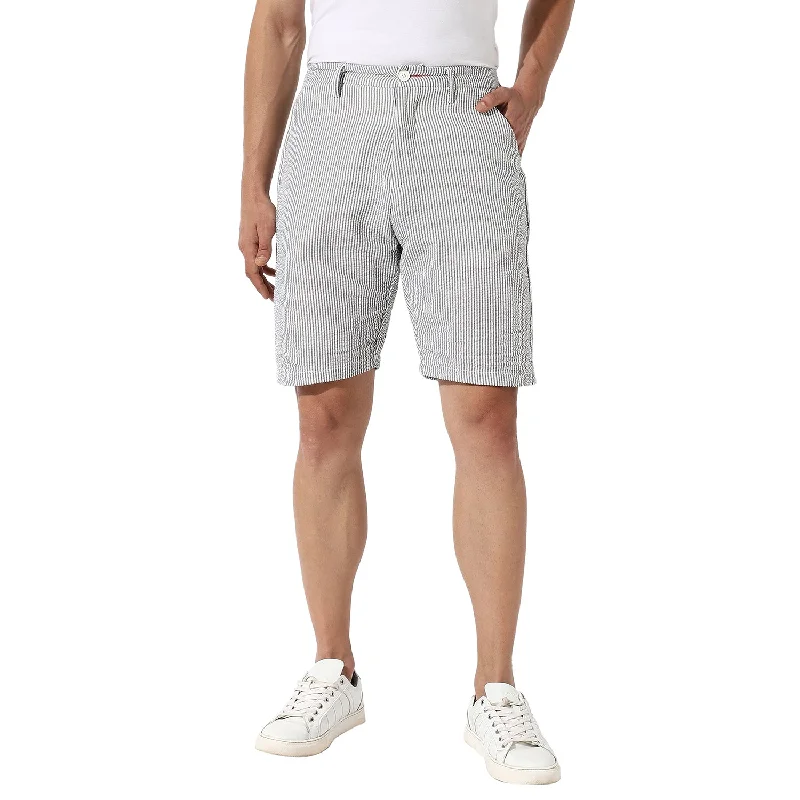 Seersucker Stripe Shorts