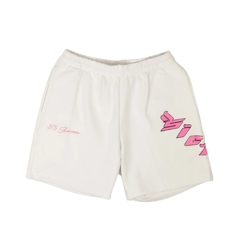 Sicko X 375 Shorts - White/Purple