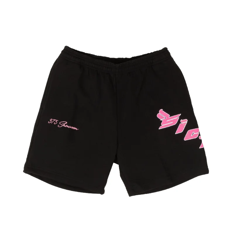 Sicko X 375 375 Logo Sweatshorts - Black/Pink