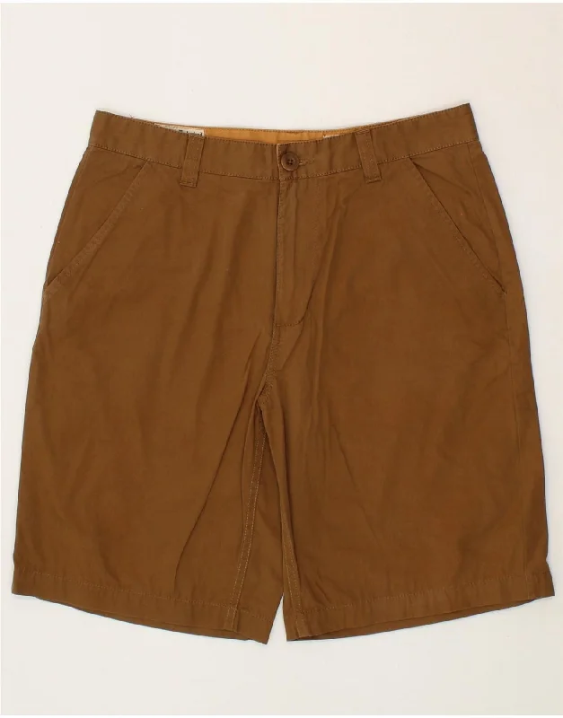 TIMBERLAND Mens Chino Shorts W32 Medium Brown Cotton