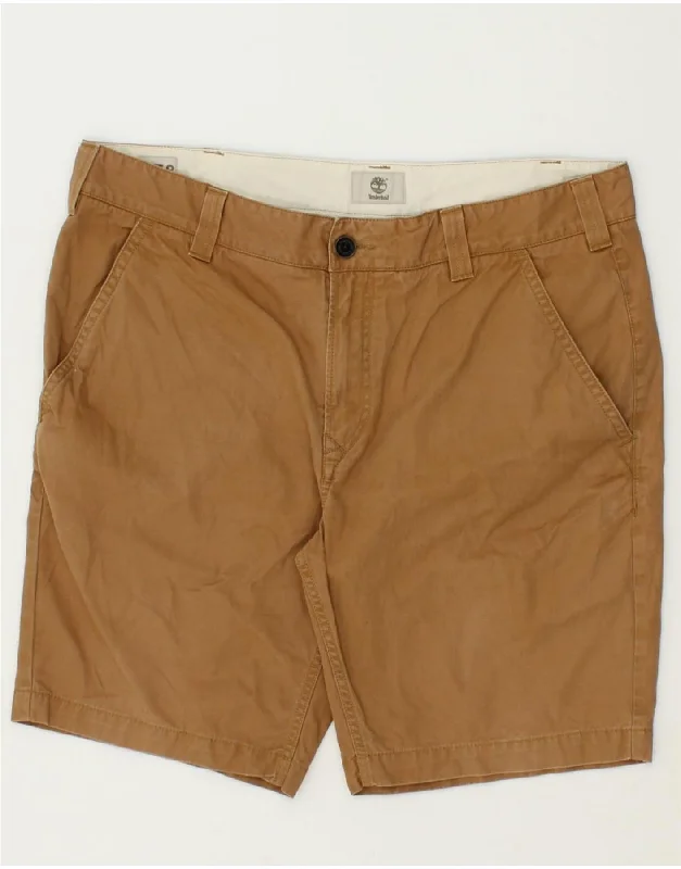 TIMBERLAND Mens Chino Shorts W38 XL Brown Cotton