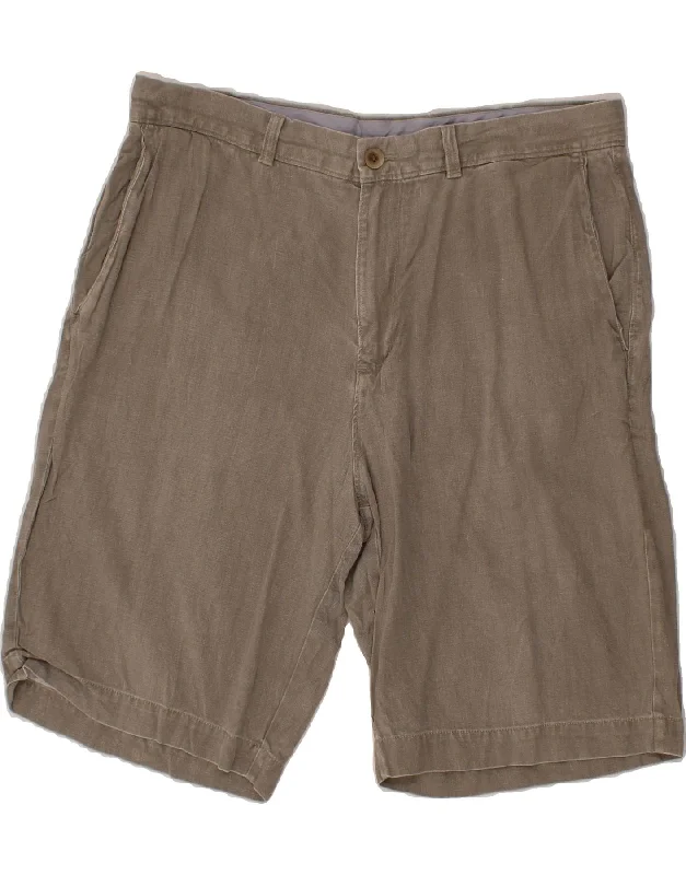 TOMMY BAHAMA Mens Chino Shorts W36 Large Grey Cotton