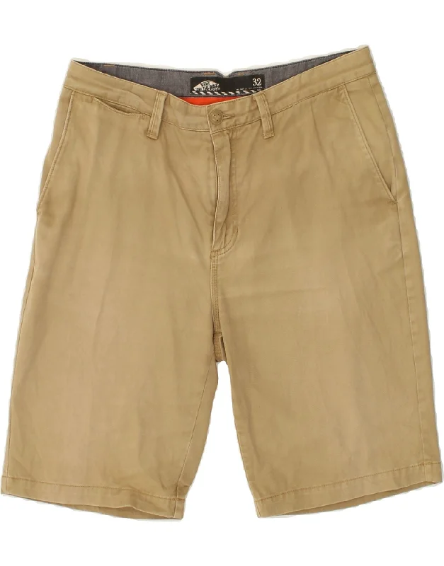 VANS Mens Chino Shorts W32 Medium Beige Cotton