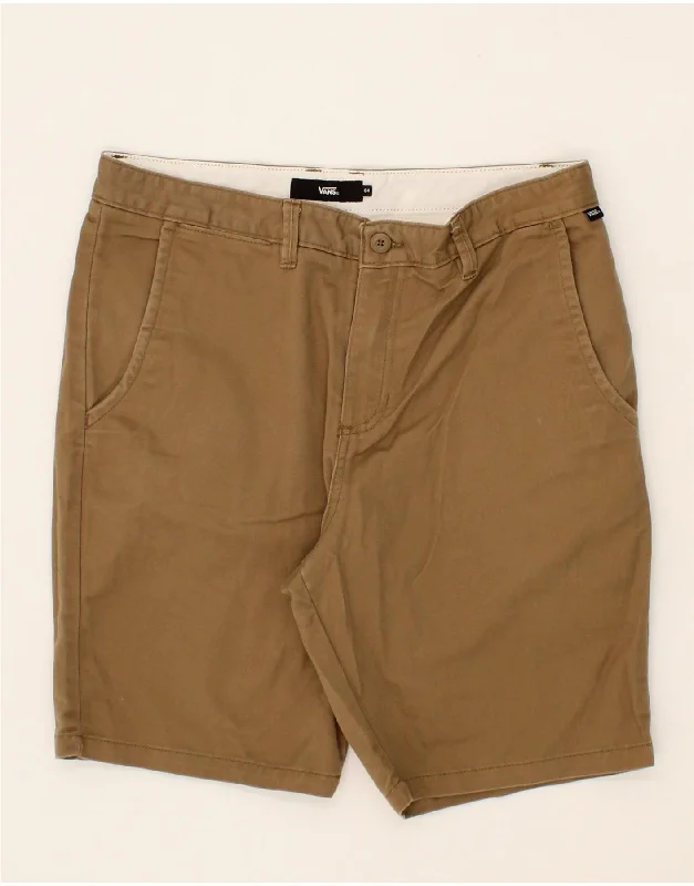 VANS Mens Chino Shorts W34 Medium Brown Cotton