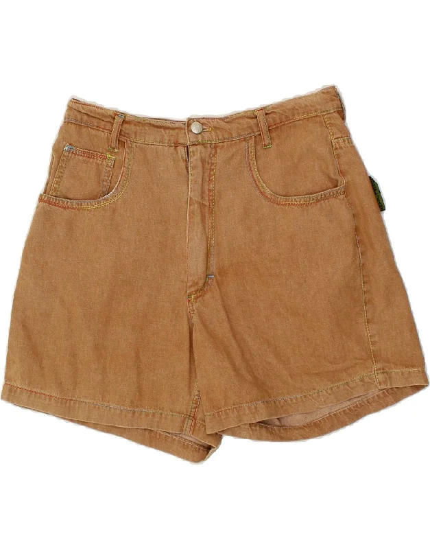 VINTAGE Mens Denim Shorts W28 Small Brown