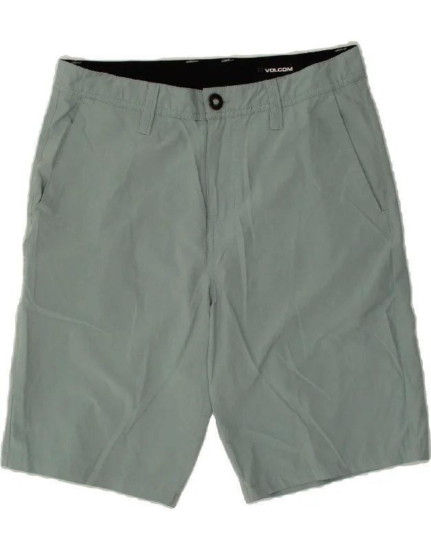 VOLCOM Mens Cargo Shorts W30 Medium  Grey Polyester