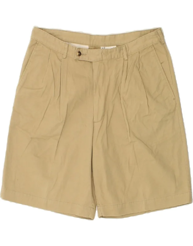 WEEKEND Mens Pegged Casual Shorts W36 Large  Beige Cotton