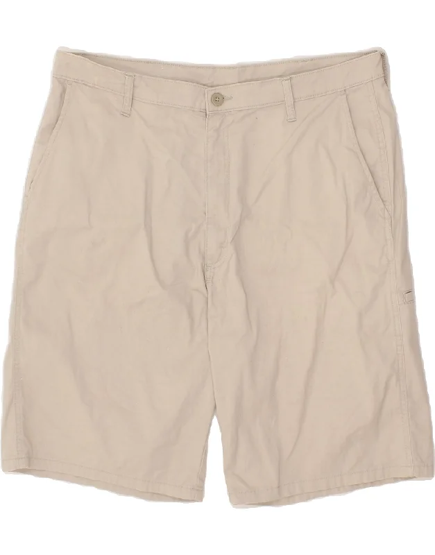 WRANGLER Mens Cargo Shorts W38 XL Beige Cotton