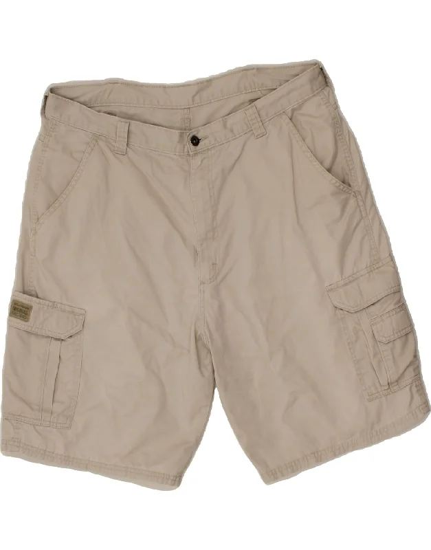 WRANGLER Mens Cargo Shorts W38 XL Beige